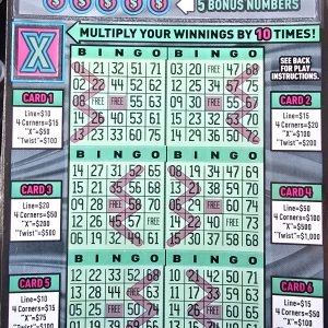 Bingo X10 Scratch Offs